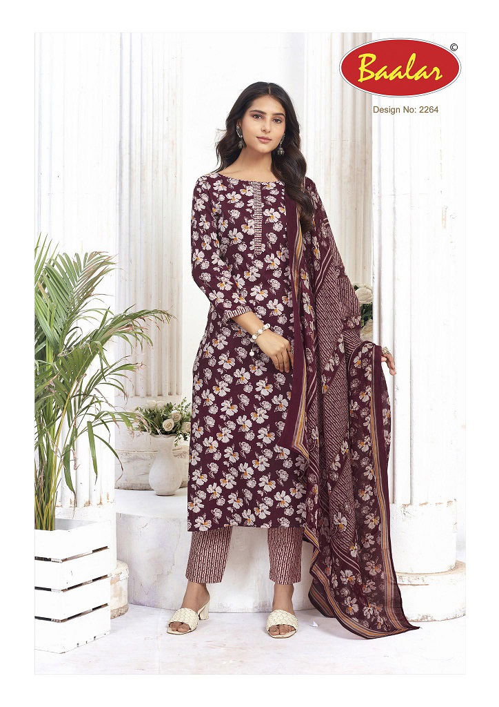 Zubeda Vol 22 By Baalar Printed Cotton Dress Material Wholesale Price In Surat